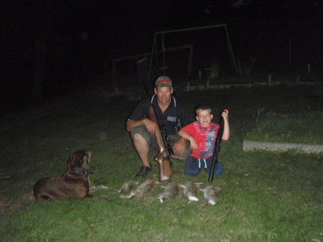 Luke & Dad air rifle shooting.JPG