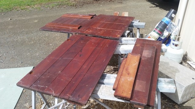 Rosewood cupboard doors